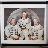 C40. Apollo 11 photo with printed signatures. 